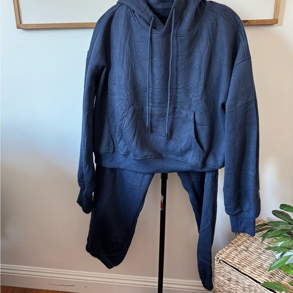 NWOT navy blue cotton, jogging suit size 2 XL - Picture 8 of 8